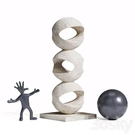 Endless ball ornament sculpture